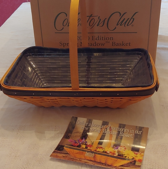 Longaberger Spring Meadow Basket Bundle NWT - Picture 2 of 16